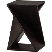 WOOOD bijzettafel Ikem - Acacia - Donkerbruin - 61x41x41 cm