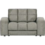 WOOOD Second Date Loveseat - Structure Velvet - Frost