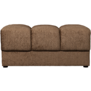 WOOOD Second Date Hocker - Structure Velvet - Brass