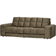 WOOOD Second Date 2-zits Bank - Structure Velvet - Bonsai