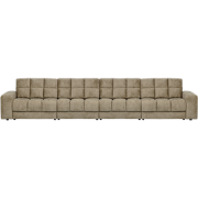 WOOOD Second Date 4-zits Bank - Structure Velvet - Wheatfield