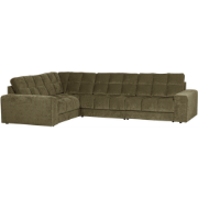 WOOOD Second Date Hoekbank Links - Vintage - Groen