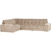 WOOOD Second Date Hoekbank Links - Vintage - Nougat