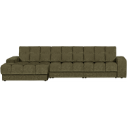 WOOOD Second Date Chaise Longue Links - Vintage - Groen