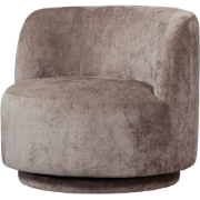 WOOOD Popular Fauteuil - Polyester - Taupe - 72x81x80