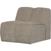 WOOOD Mojo 1-Zits Bank - Ribstof - Donker Zand - 74x80x97