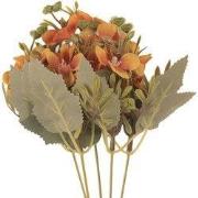 Clayre & Eef Kunstbloem 32 cm Oranje Kunststof