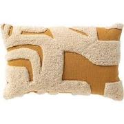 MILLY - kussenhoes 30x50 cm - organisch patroon - Chai Tea - geel