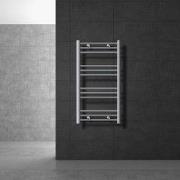 Badkamerradiator Sahara 500 x 800 mm chroom gebogen met zijaansluiting