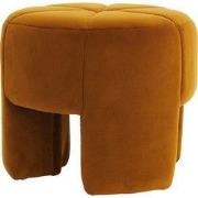 Light & Living - Poef BATOEMI - Ø51x45cm - Oranje