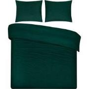 DoubleDry Dekbedovertrek 100% Natuurlijk Katoen - Eenpersoons 140x200/...