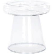 CALDERA - Bijzettafel - Transparant - Glas