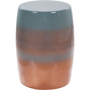 FRAGUITA - Bijzettafel - Goudbruin/Blauw - IJzer