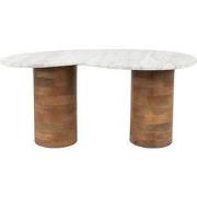 Housecraft Living Peli Salontafel Marmer/ Hout 84x 48 cm