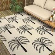 Buitenkleed Oase zwart/wit - Interieur05 Zwart; Wit - Polypropyleen