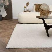 Wollen vloerkleed Twig ivoor/wit - Interieur05 Wit; Creme