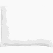 ERRIGAL - Kussen - Wit - 50 x 60 cm - Microvezels