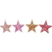 4.5 inch Star Orna X 4. 5x5x10 cm kerstornament