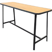 Elmas Bartafel Antraciet 175x58x95 cm