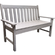 Milford Tuinbank Light Grey 131 cm