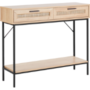PASCO - Consoletafel - Lichte houtkleur - Rotan