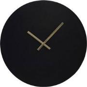 Light & Living - Klok LICOLA - 59x2x59cm - Zwart