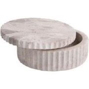 Schaal Bowl With Lid - Bruin - Ø15cm