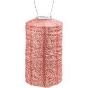 Cylinder dia. 18 cm Paisley roze lampion