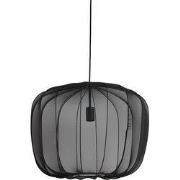 Light & Living - Hanglamp PLUMERIA - Ø60x45cm - Zwart