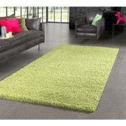 Hoogpolig vloerkleed - Candy Shaggy Groen - 160 X 160 VIERKANT CM