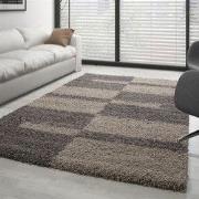 Manhattan Shaggy vloerkleed - taupe - 80 X 150 CM
