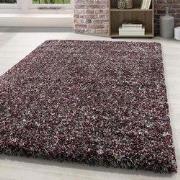 Hoogpolig vloerkleed - Lorium gemeleerd rood/grijs/wit - 120 X 170 CM