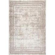 Paris Modern Taupe vloerkleed - Lijstmotief - 160 X 230 CM