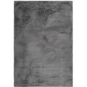 Magna Hoogpolig Grijs vloerkleed - Effen Zacht - 160 X 230 CM