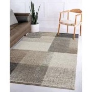 Belos Modern Beige vloerkleed - Geblokt - 200 X 280 CM