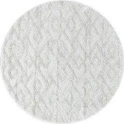 Sofia Modern Crème Rond vloerkleed - - 160 X 160 CM