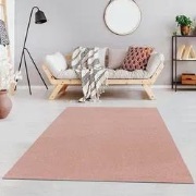 Liam Effen Roze vloerkleed - - 200 X 290 CM