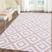 Marlon Modern Roze vloerkleed - Boho - 240 X 340 CM