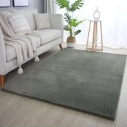Teresa Hoogpolig Fluffy Groen vloerkleed - - 80 X 250 CM