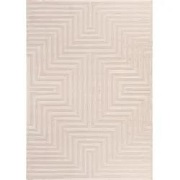 Cara vloerkleed - Labyrinth Modern Japandi - Beige - 160 X 230 CM
