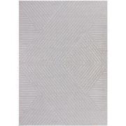 Cara vloerkleed - Intersecto Modern Japandi - Zilver - 80 X 250 CM