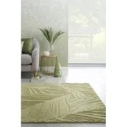 Modern Wollen vloerkleed - Lino Leaf Salie Groen - 160 X 230 CM
