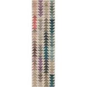 Loper - Archer Modern Laagpolig - 100% Wol - Geo - Multi 60X230 Cm - 6...