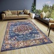 Vintage vloerkleed - Maderno Blauw / Multi - 80 X 120 CM