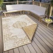 Vintage Binnen & Buitenkleed Omkeerbaar - Cebu Geel/Crème - 200 X 290 ...