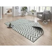 Binnen & Buitenkleed Omkeerbaar - Palma Groen/Crème - 80 X 250 CM