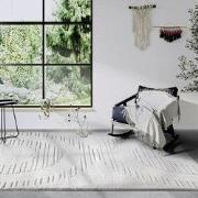 Elle Decoration - Gallery - Hoogpolig vloerkleed - Bartoux - Crème Wit...