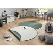 Rond Binnen & Buiten Omkeerbaar vloerkleed - Miami Groen - Ø 140 CM