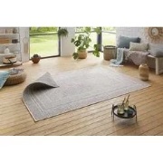 Omkeerbaar Binnen- En Buitenkleed - Vintage Retro Zwart - 160 X 230 CM