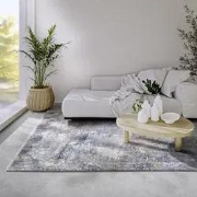 Villeroy & Boch - Vintage Laagpolig vloerkleed - Joseph - Blauw / Crèm...